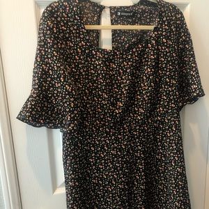 Allegra K Floral Dress
